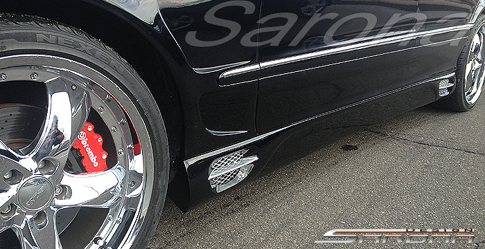 Custom Mercedes S Class Side Skirts  Sedan (2000 - 2006) - $690.00 (Part #MB-005-SS)